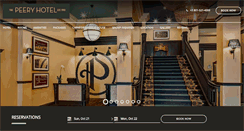 Desktop Screenshot of peeryhotel.com